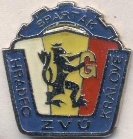 футбол.клуб Градєц-Кралове (Чехія) важмет/SK Hradec Kralove,Czech football badge