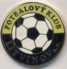 футбол.клуб Літвінов (Чехія) ЕМАЛЬ / FK Litvinov,Czech football enamel pin badge
