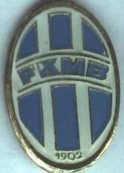 футбол.клуб Млада-Болеслав (Чехія) важмет/FK Mlada Boleslav,Czech football badge