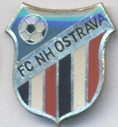 футбольний клуб НХ Острава (Чехія) важмет / FC NH Ostrava,Czechia football badge