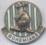 футбол.клуб Богеміанс (Чехія) офіц. ЕМАЛЬ /Bohemians Prague,Czech football badge