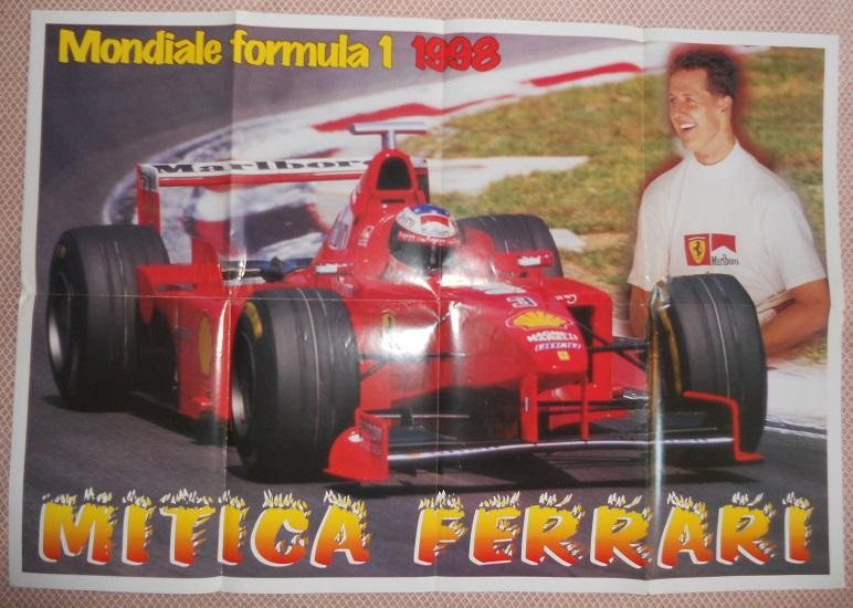 постер А1 формула-1 М.Шумахер, Феррарі /Michael Schumacher, Ferrari F-1 poster