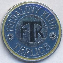 футбольний клуб Тепліце (Чехія)2 важмет / FK Teplice, Czechia football pin badge