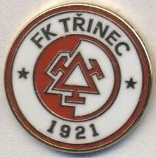 футбол.клуб Тршинєц (Чехія)2 ЕМАЛЬ / FK Trinec,Czechia football enamel pin badge