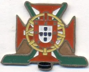 Португалія, федерація хокею,№3 важмет / Portugal ice hockey federation pin badge