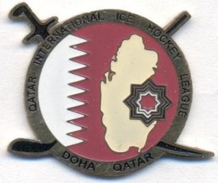 Катар,федерація хокею2, важмет/Qatar ice hockey association federation pin badge