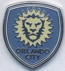 футбол.клуб Орландо (США) ЕМАЛЬ / Orlando City,USA-MLS football-soccer pin badge
