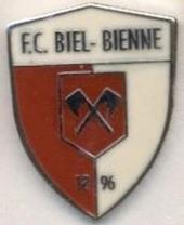 футбол.клуб Біль-Б'єнн (Швейцарія) ЕМАЛЬ/FC Biel-Bienne,Switzerland football pin