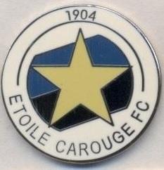 футбол.клуб Етуаль Каруж(Швейцарія ЕМАЛЬ/Etoile Carouge,Switzerland football pin