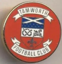 футбол.клуб Тамворт (Англія)1 ЕМАЛЬ / Tamworth FC, England football enamel badge