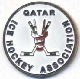 Катар,федерація хокею3, важмет/Qatar ice hockey association federation pin badge