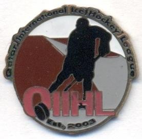 Катар,федерація хокею4, важмет/Qatar ice hockey association federation pin badge