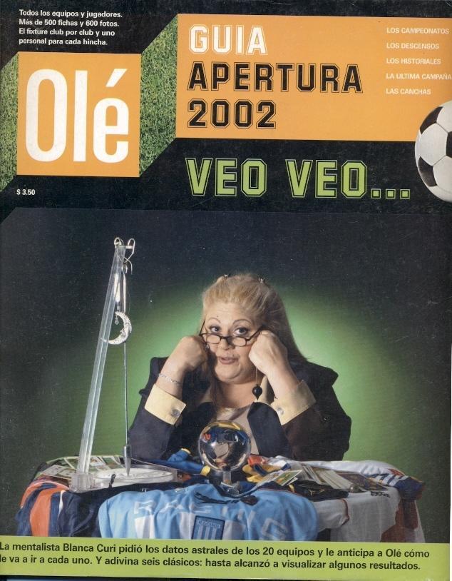 Аргентина, чемп-т Апертура 2002, спецвидання Ole Argentina football season guide