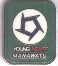 футбол.клуб ЯнгХарт (Н.Зеландія) ЕМАЛЬ / YoungHeart,N.Zealand football pin badge