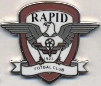 футбол.клуб Рапід Бухарест (Румунія)2 ЕМАЛЬ/Rapid Bucharest,Romania football pin