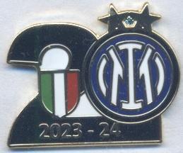 футбольний клуб Інтернаціонале (Італія)8 ЕМАЛЬ/FC Inter,Italy football pin badge