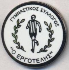 футбольний клуб Ерготеліс (Греція)2 ЕМАЛЬ/Ergotelis FC,Greece football pin badge