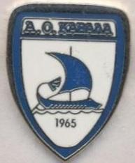 футбол.клуб Кавала (Греція)5 ЕМАЛЬ/AO Kavala FC,Greece football enamel pin badge