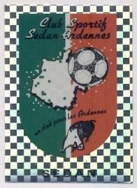 наклейка люмінесц.футбол Седан (Франція) /Sedan-Ardennes,France football sticker