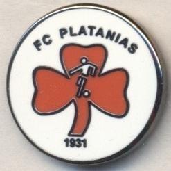 футбольний клуб Платаніас (Греція)1 ЕМАЛЬ/Platanias FC,Greece football pin badge