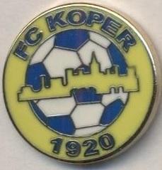 футбол.клуб Копер (Словенія)2 ЕМАЛЬ /FC Koper,Slovenia football enamel pin badge