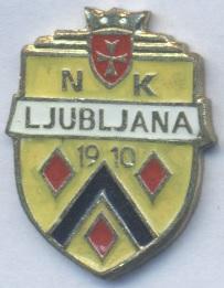 футбольний клуб НК Любляна (Словенія)2 важмет/NK Ljubljana,Slovenia football pin