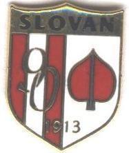 футбол.клуб Слован Любляна(Словенія ЕМАЛЬ/Slovan Ljubljana,Slovenia football pin