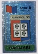 наклейка люмінесцент.футбол Кальярі (Італія2 /Cagliari Calcio,Italy logo sticker