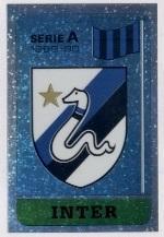 наклейка люмінесцентна футбол Інтер (Італія/FC Internazionale,Italy logo sticker