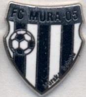 футбол.клуб Мура (Словенія) ЕМАЛЬ/Mura Murska Sobota,Slovenia football pin badge