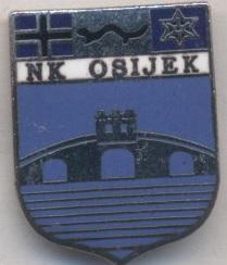 футбольний клуб Осієк (Хорватія)1 ЕМАЛЬ /NK Osijek,Croatia football enamel badge