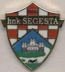 футбол.клуб Сегеста (Хорватія)1 ЕМАЛЬ / Segesta Sisak,Croatia football pin badge