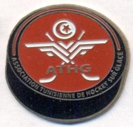 Туніс, федерація хокею, важмет / Tunisia ice hockey assn. federation pin badge