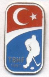 Туреччина, федерація хокею, важмет /Turkey ice hockey assn. federation pin badge