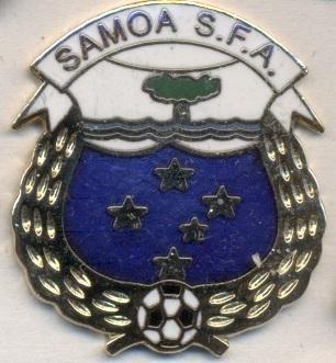 Самоа,федерація футболу ЕМАЛЬ більший/Samoa football federation enamel pin badge