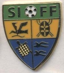 Соломонові О-ви, федерація футболу,№1 ЕМАЛЬ/Solomon Isls football federation pin