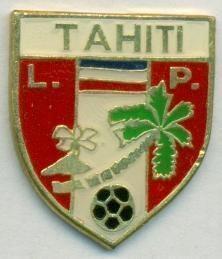 Таїті, федерація футболу, №1, важмет /Tahiti football assn. federation pin badge