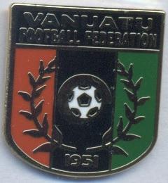 Вануату, федерація футболу,№3 ЕМАЛЬ/Vanuatu football federation enamel pin badge