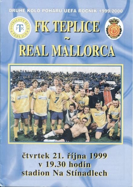 прог. FK Teplice Czech/Чехія-Реал/Real Mallorca Spain/Іспанія 2002 match program