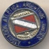 футбол.клуб А.Хуніорс (Аргентина1 ЕМАЛЬ /Argent.Juniors,Argentina football badge