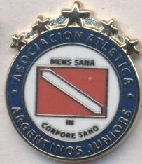 футбол.клуб А.Хуніорс (Аргентина2 ЕМАЛЬ /Argent.Juniors,Argentina football badge