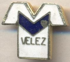 футболка клуб Велес С.(Аргентина) ЕМАЛЬ/Velez Sarsfield,Argentina football badge