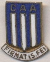 футбол.клуб Арг.Фірмат(Аргентина ЕМАЛЬ/Argentino Firmat,Argentina football badge