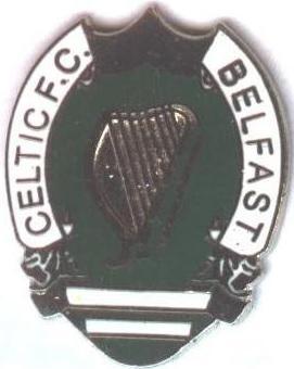 футбол.клуб Б.Селтік (Півн.Ірландія1 ЕМАЛЬ/Belfast Celtic,N.Ireland football pin