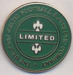 футбол.клуб Б.Селтік (Півн.Ірландія2 ЕМАЛЬ/Belfast Celtic,N.Ireland football pin