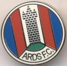 футбол.клуб Ардс (Північна Ірландія)2 ЕМАЛЬ/Ards FC,N.Ireland football pin badge