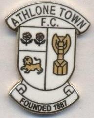 футбол.клуб Атлон (Ірландія)2 ЕМАЛЬ /Athlone Town,Rep.Ireland football pin badge