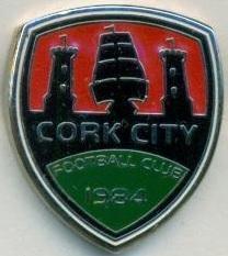 футбол.клуб Корк Сіті (Ірландія)4 ЕМАЛЬ/Cork City,Rep.Ireland football pin badge