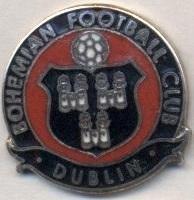 футбол.клуб Богеміан (Ірландія офіц.? ЕМАЛЬ/Bohemian FC,Rep.Ireland football pin