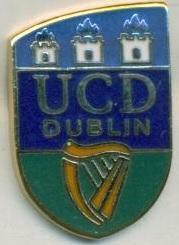 футбол.клуб ЮКД (Дублін, Ірландія)1 ЕМАЛЬ / UCD Dublin, Rep.Ireland football pin